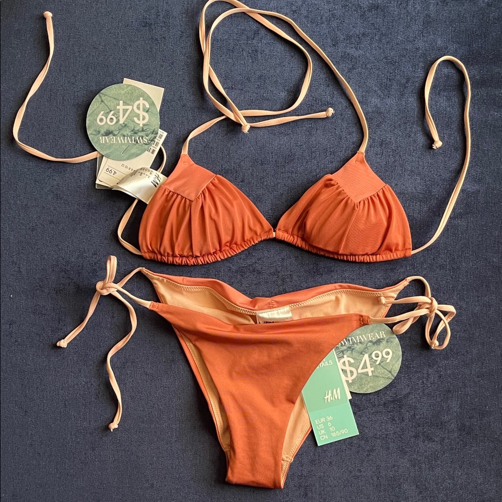 H&M Terracotta Bikini Set